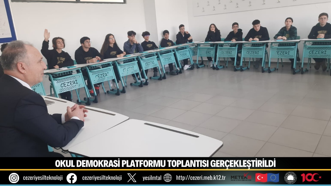 OKUL DEMOKRASİ PLATFORMU TOPLANTISI GERÇEKLEŞTİRİLDİ