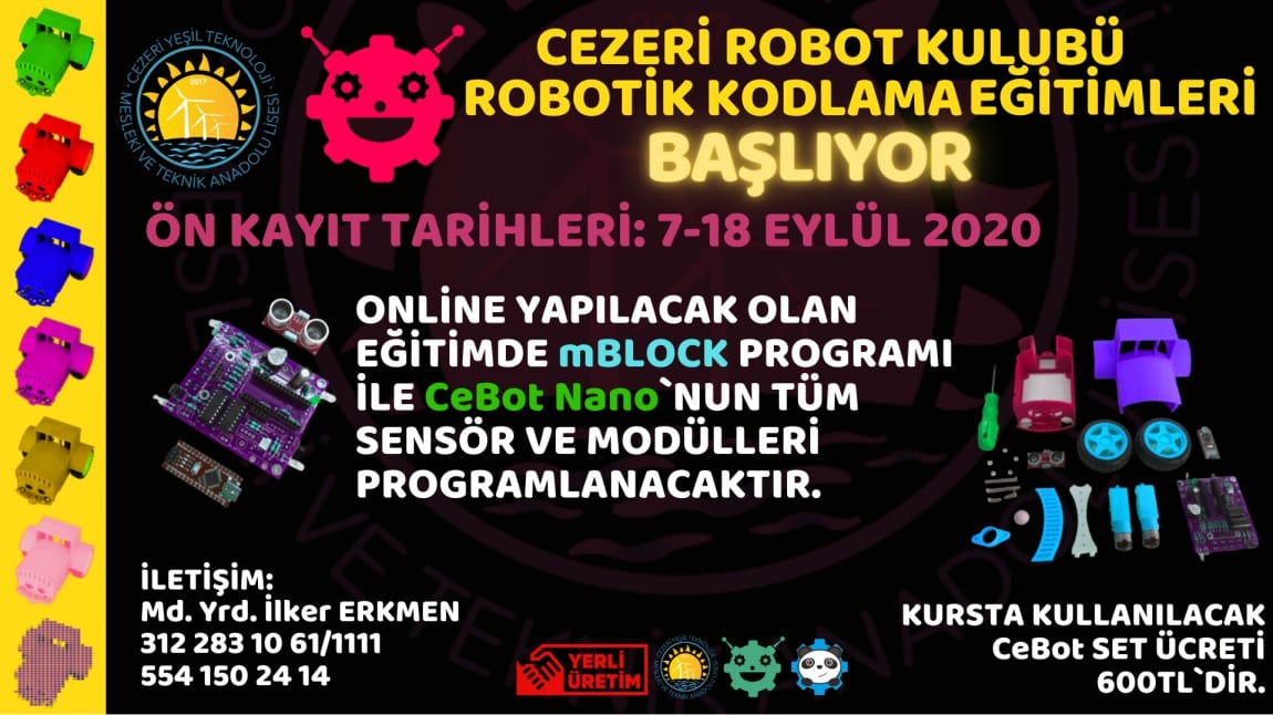 ROBOTİK KODLAMA EĞİTİMLERİ BAŞLIYOR!