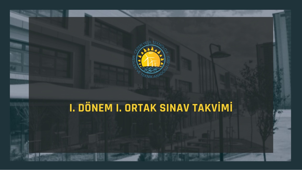 I. DÖNEM I. ORTAK SINAV TAKVİMİ