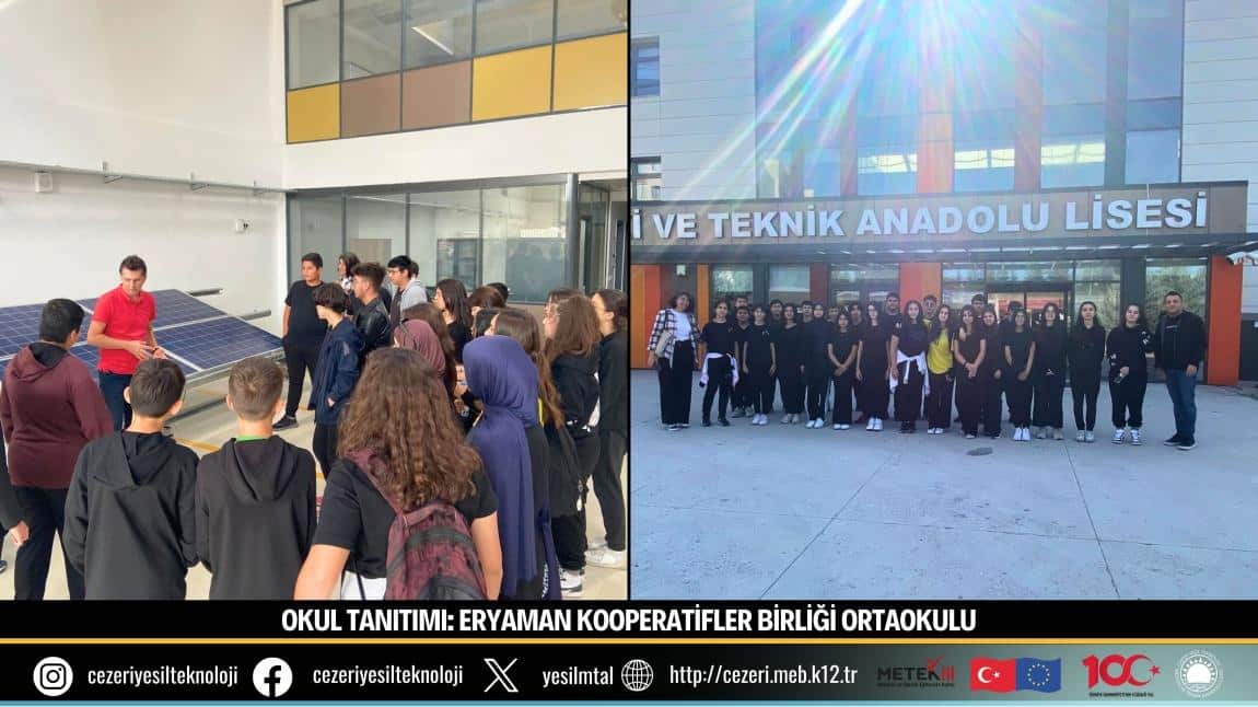 OKUL TANITIMI: ERYAMAN KOOPERATİFLER BİRLİĞİ ORTAOKULU