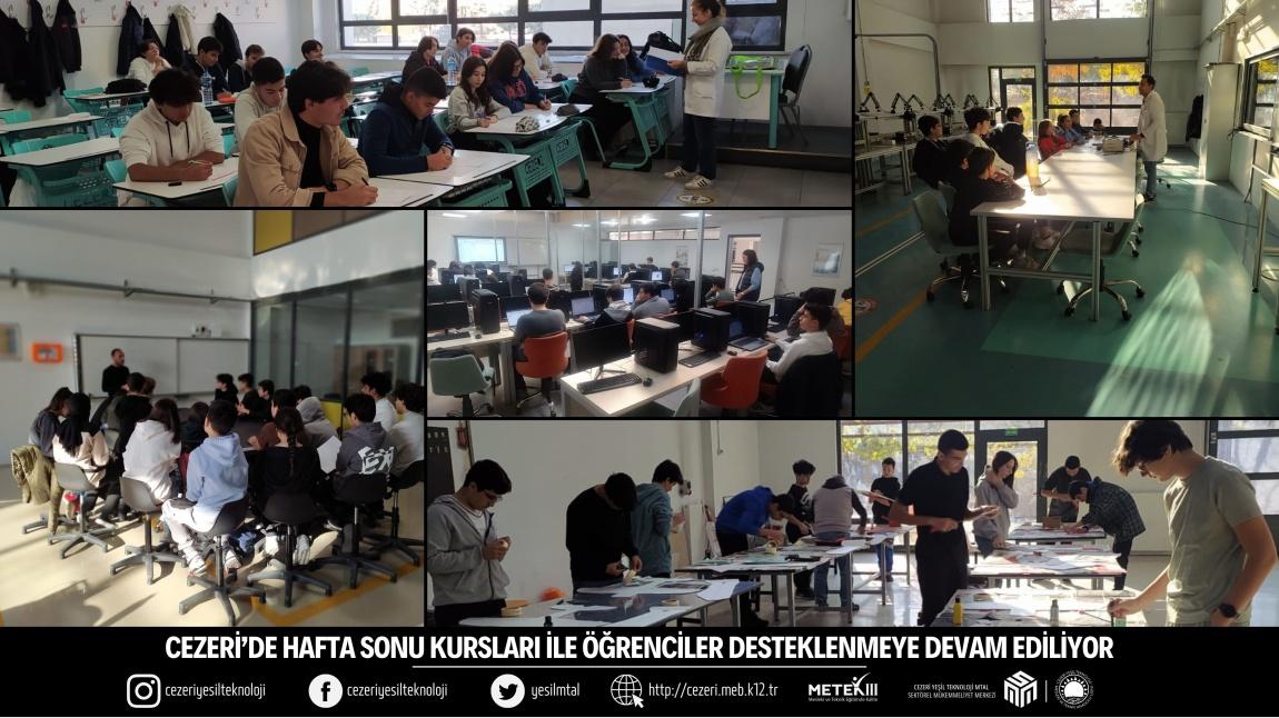 CEZERİ’DE HAFTA SONU KURSLARI İLE ÖĞRENCİLER DESTEKLENMEYE DEVAM EDİLİYOR