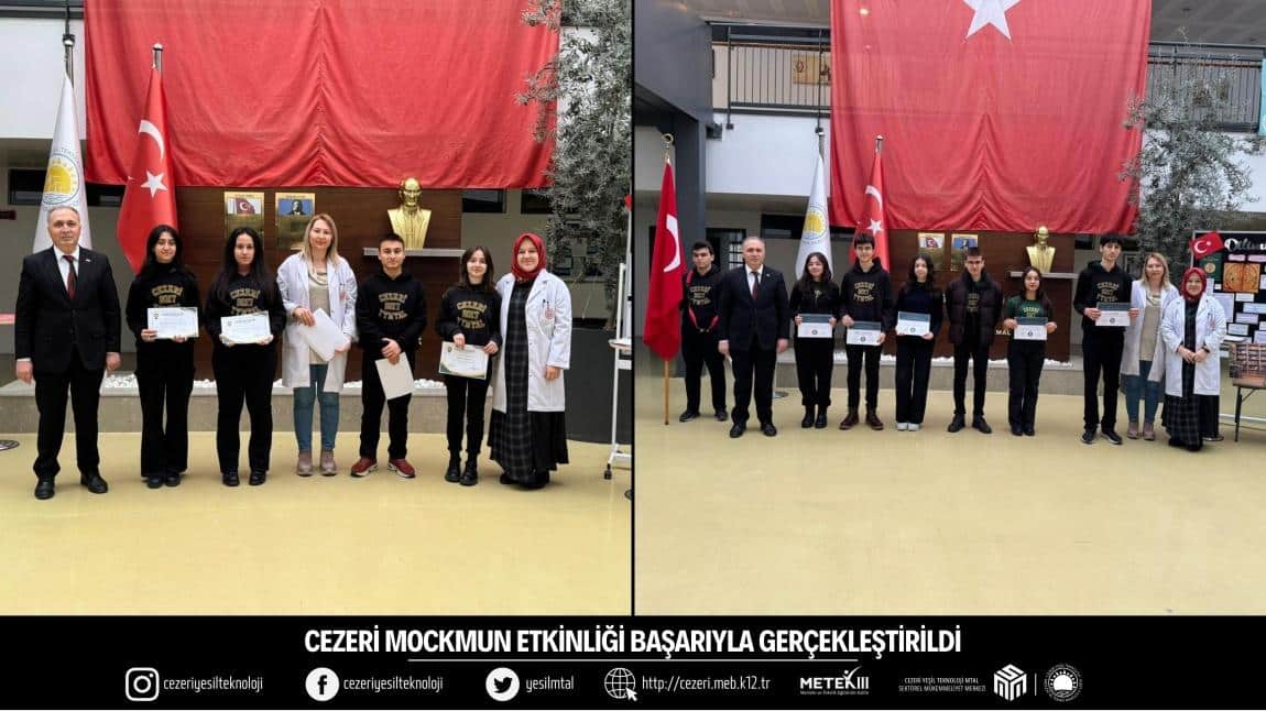 CEZERİ MOCKMUN ETKİNLİĞİ BAŞARIYLA GERÇEKLEŞTİ