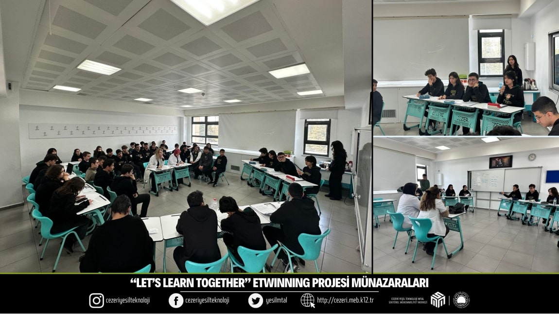 “LET’S LEARN TOGETHER” ETWINNING PROJESİ MÜNAZARALARI