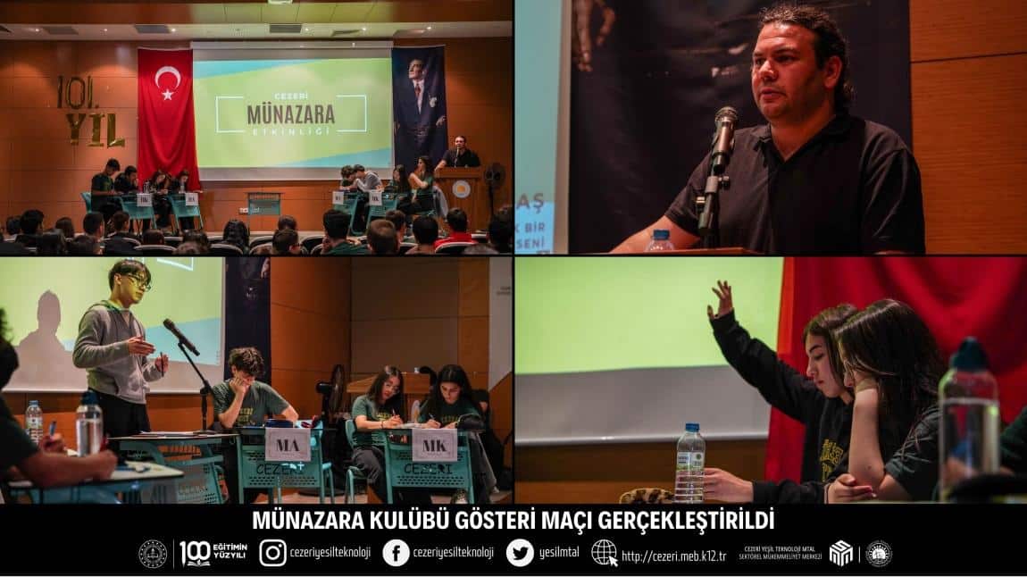 MÜNAZARA KULÜBÜ GÖSTERİ MAÇI GERÇEKLEŞTİRİLDİ