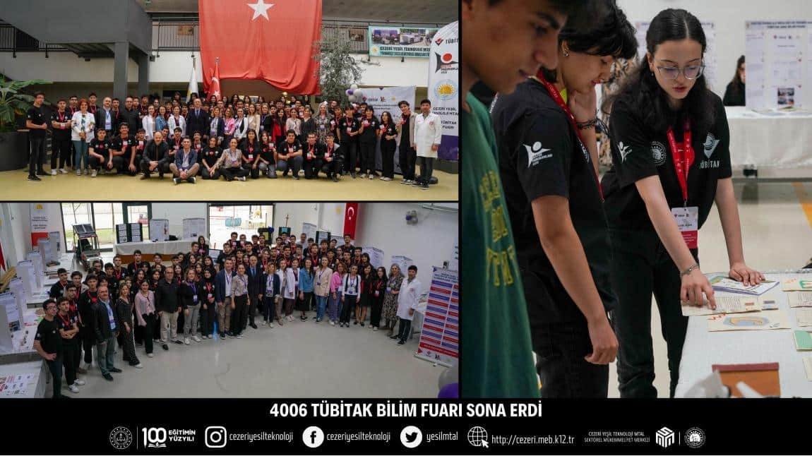 4006 TÜBİTAK BİLİM FUARI SONA ERDİ