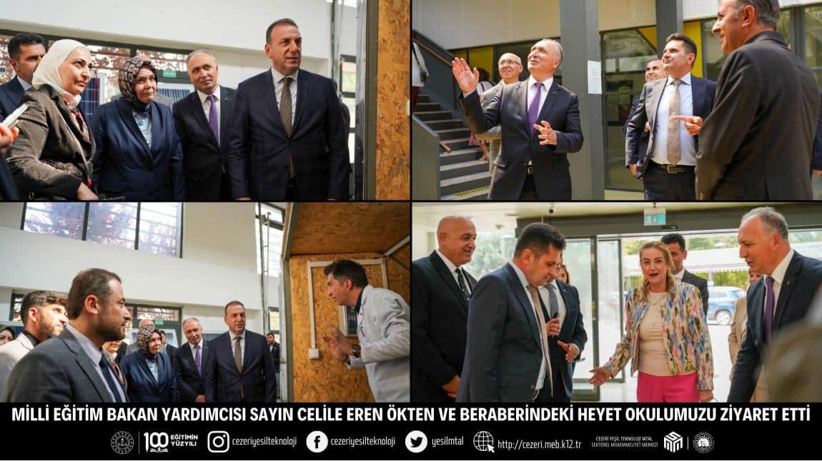 MİLLİ EĞİTİM BAKAN YARDIMCISI SAYIN CELİLE EREN ÖKTEN VE BERABERİNDEKİ HEYET OKULUMUZU ZİYARET ETTİ
