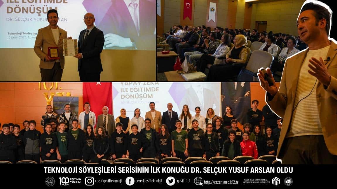 TEKNOLOJİ SÖYLEŞİLERİ SERİSİNİN İLK KONUĞU DR. SELÇUK YUSUF ARSLAN OLDU